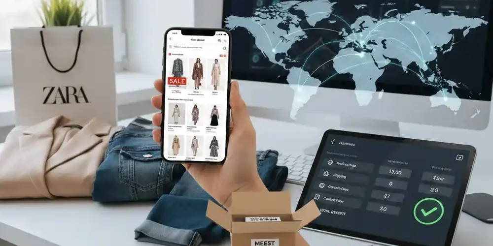 ZARA зарубежный интернет-магазин