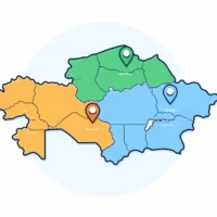 Новые регионы Казахстана